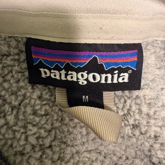 Patagonia Heather Gray Fleece Pullover - Picture 5 of 5